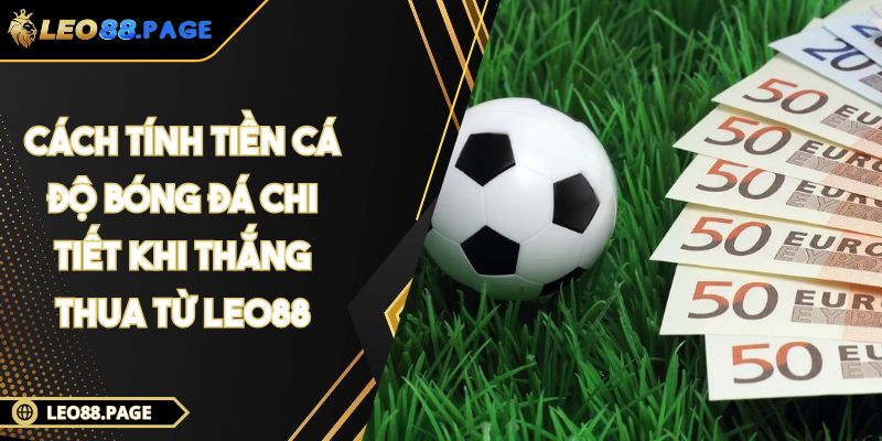 Cách Tính Tiền Cá Độ Bóng Đá Chi Tiết Khi Thắng Thua Từ LEO88 1 Cách Tính Tiền Cá Độ Bóng Đá Chi Tiết Khi Thắng Thua Từ LEO88
