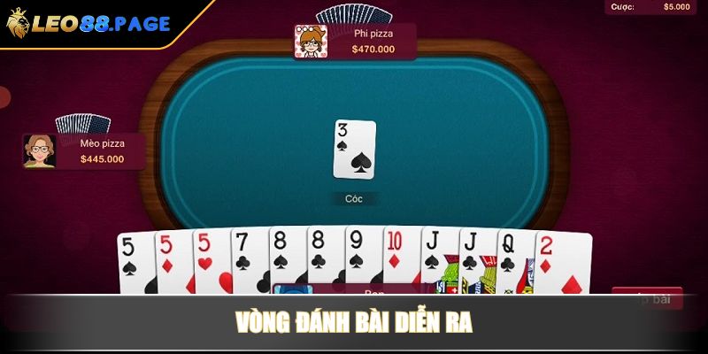 Cách Chơi Bài Cát Tê Online Với Hướng Dẫn Chi Tiết Luật, Mẹo Hay 3 Vòng đánh bài diễn ra